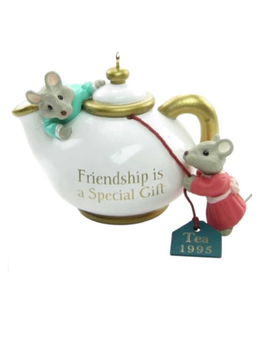 Hallmark 1995 “Two for Tea” Christmas Ornament (NWT)